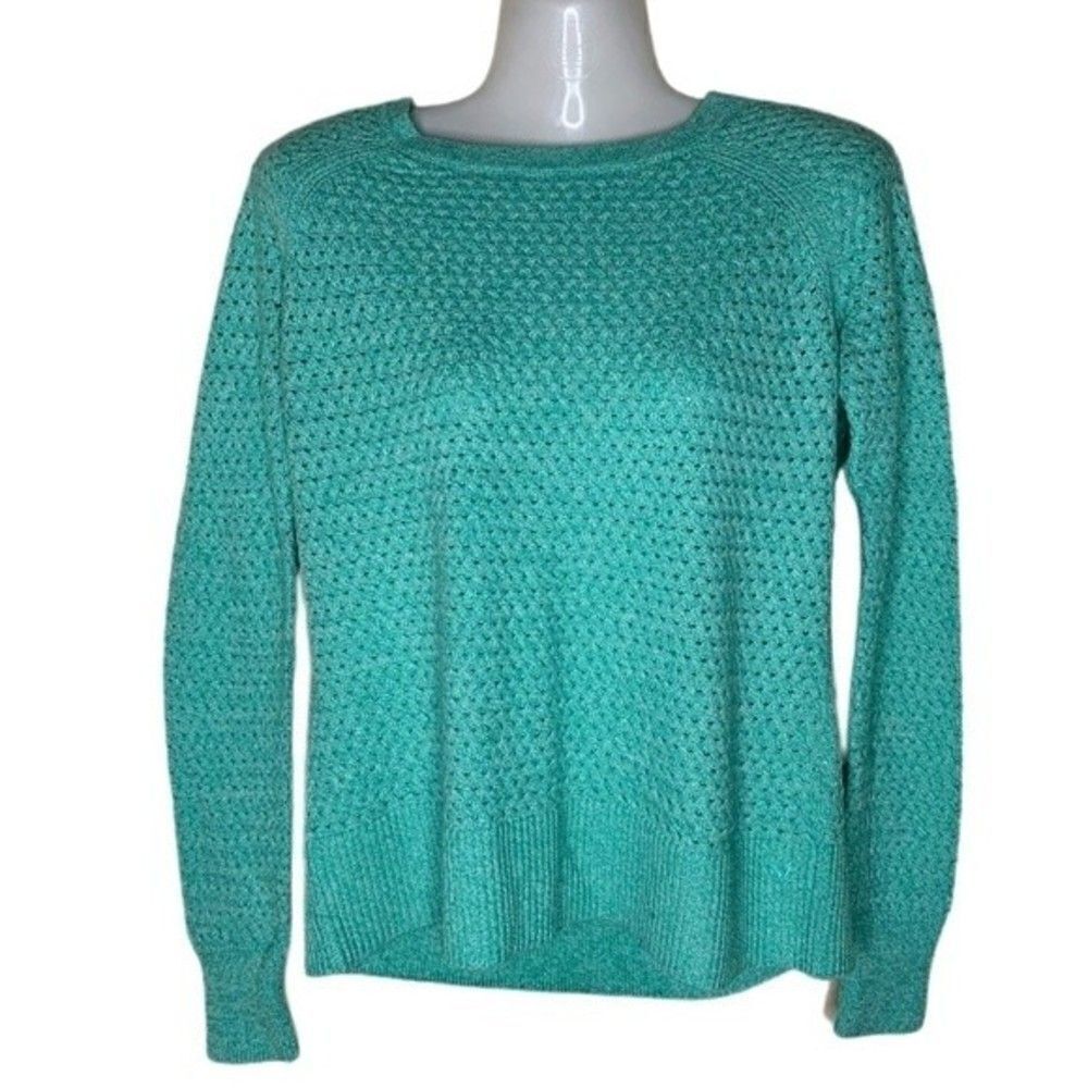 American Eagle Outfitters Teal Crew Neck Sweater M